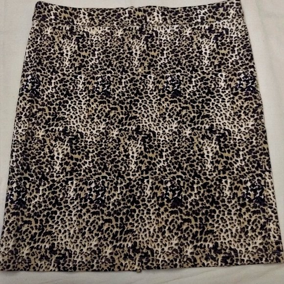 Leopard print mini skirt by Only